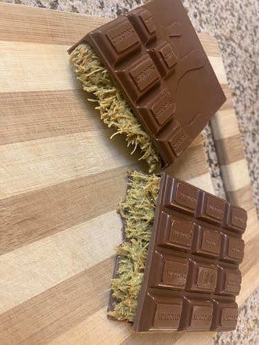 Customer photo review of Knafeh Stuffed Chocolate Bar Refill (Replacement)