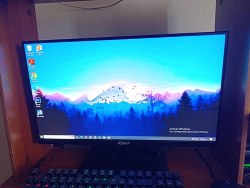 Customer photo review of Monitor Jemip 21.5" JP100-2151 1920x1080/ FHD 100Hz/ VA/ HDMI-VGA/ Color Negro