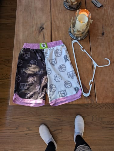 Customer photo review of Tools for the Grind Kid's Shorts