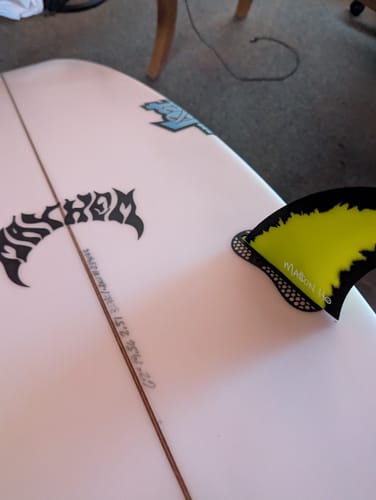 Customer photo review of LOST STEP DRIVER (6'2) FCS II PU Light Blue