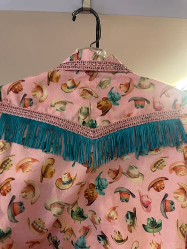 Customer photo review of 2" Chainette Fringe Trim
