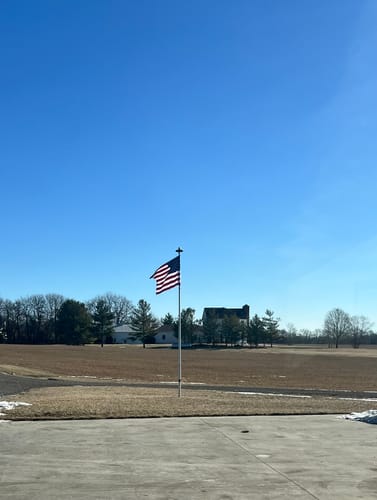 Customer photo review of Ultra Heavy Duty American Flag - 2-ply Polyester - Made In USA