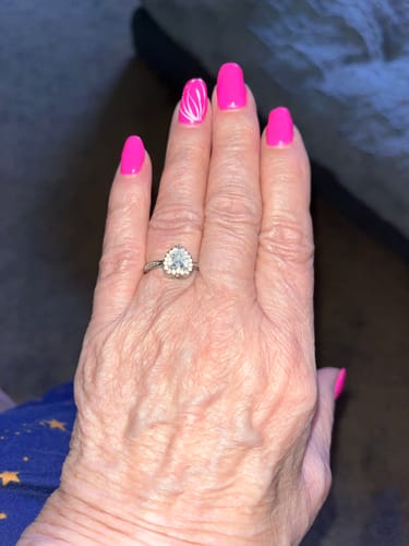 Customer photo review of Forever In My Heart Urn Ring