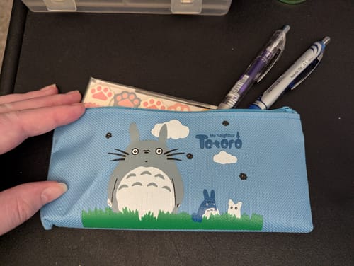 Customer photo review of My Neighbor Totoro Pencil Pouch