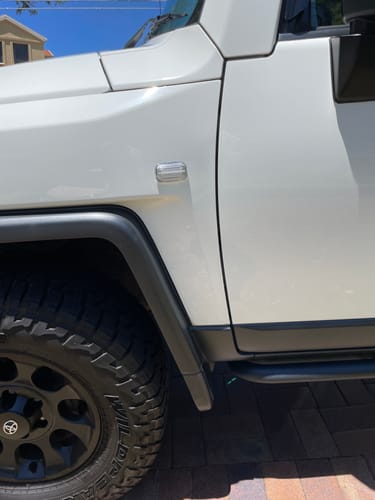 Customer photo review of LED Turn Signal Side Marker Indicator to suit Toyota LandCruiser 70 Series | 80 Series | 100 Series | 200 Series | N70 Hilux