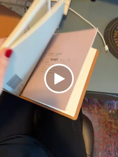 Customer video review of Planners Starter Kit- 'LILAC MATCHA'