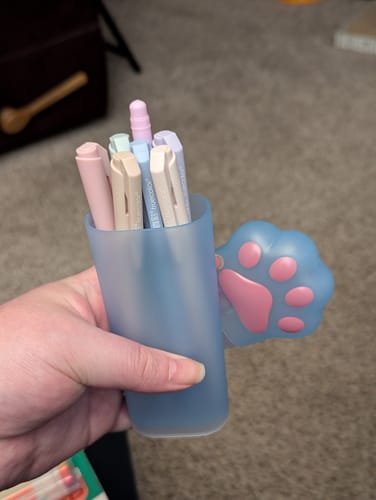 Customer photo review of Cat Paw Pencil Case