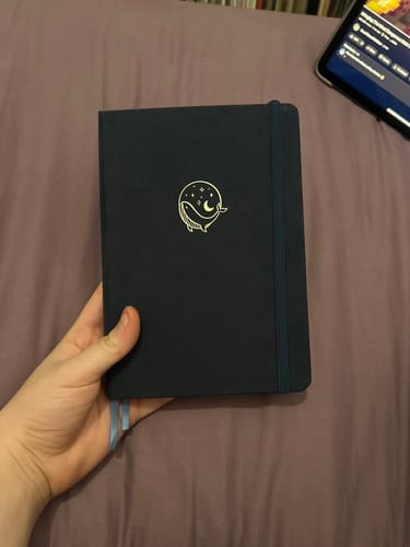 Customer photo review of Tsuki 'Gentle Giant' Limited Edition Bullet Journal ☾