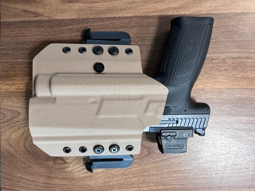 Customer photo review of OWB Holster - Light Bearing