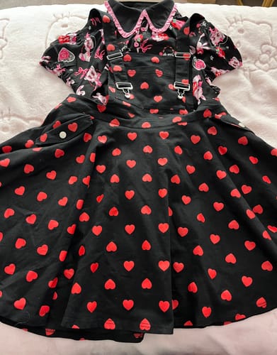 Customer photo review of Not into You Blouse by Hell Bunny