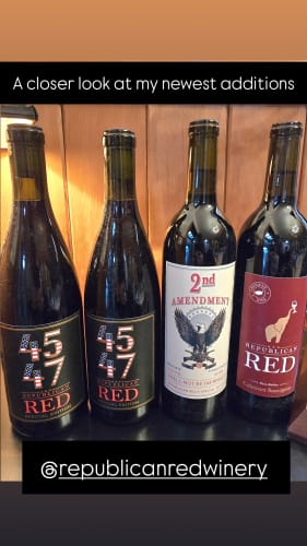 Customer photo review of Cabernet Sauvignon '2nd Amendment'