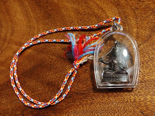 Customer photo review of Amulette de Manjushri - Bouddha de la sagesse transcendante