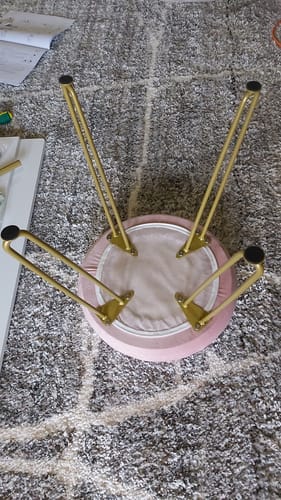 Customer photo review of Τραπέζι Μπουντουάρ Μακιγιάζ Tουαλέτας Με Σκαμπό Κρεβατοκάμαρας Καθρέφτης Αφής Ρυθμιζόμενης Φωτεινότητας με πρίζες USB RV-T019W01