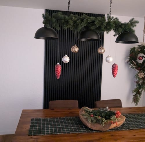Customer photo review of Akustikpaneele schwarze Eiche - 240 cm x 60 cm