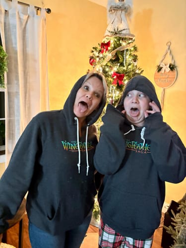 Customer photo review of Wingfeather Retro Hoodie
