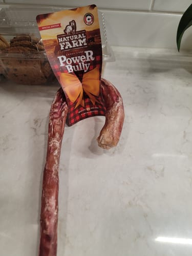 Customer photo review of Beef Collagen Sticks - 6 Inch
