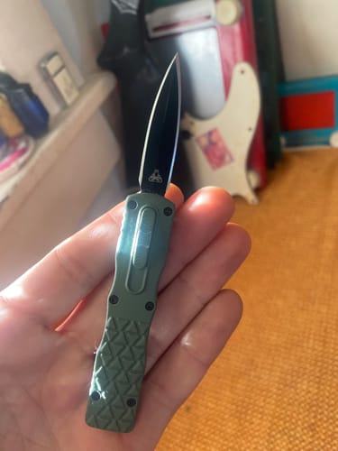Customer photo review of Mini Mantis OTF Knives