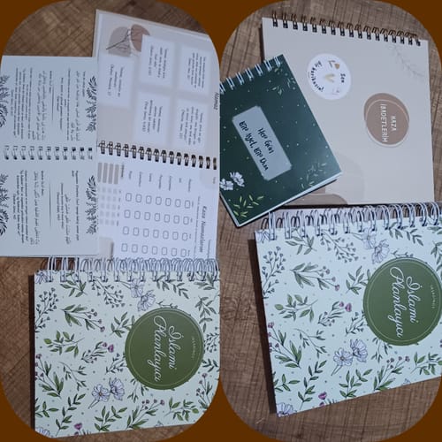 Customer photo review of İbadet Rehberi İslami Planlayıcı Çiçek Desenli Kapak