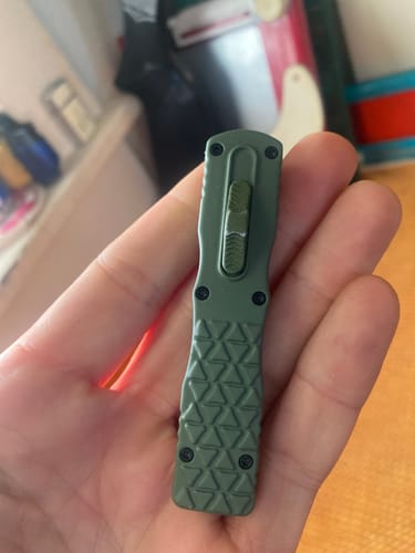 Customer photo review of Mini Mantis OTF Knives