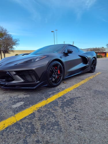 Andrew A. review of Corvette C8 Track Edition Front Splitter image 1 out of 5