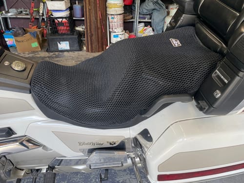 Customer photo review of Wind Rider Seat Cover