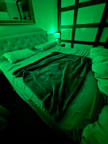 Customer photo review of Waterproof Splash Blanket™- Black on Black The OG