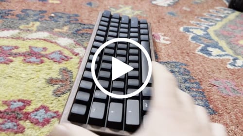 Customer video review of American Black Walnut 60% Keyboard Case