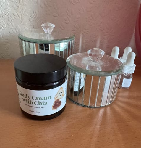 Customer photo review of Body Cream with Chia Seed Oil