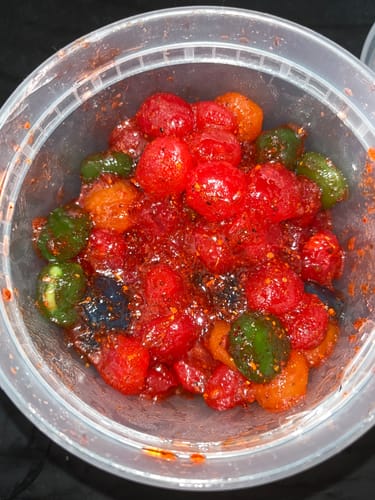 Customer photo review of Chamoy Gushers