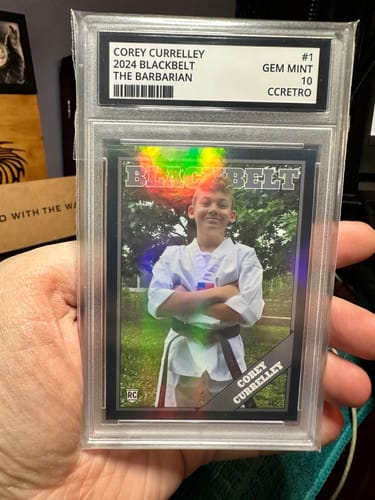 Customer photo review of Custom Graded Card
