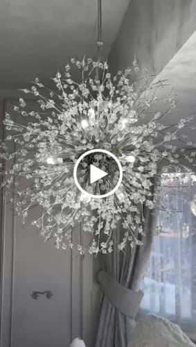 Customer video review of Modern 9-Light Sputnik Chandelier