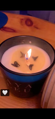 Customer photo review of Original Shark Tooth Candle