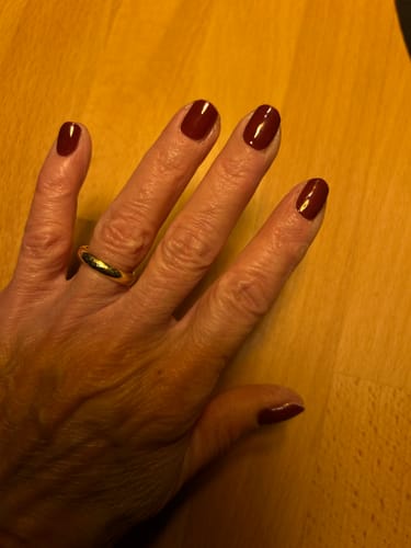 Kundenbewertung mit Foto zu UV Gel: Crystal Merlot