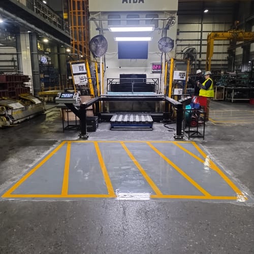 Customer photo review of Polyaspartic Coating - SPARTACOTE® FLEX SB 2 Gal. Kit