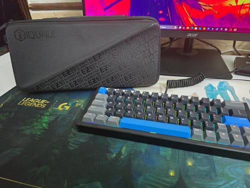 Customer photo review of IQUNIX EZ60/EZ63 Magnetic Switch Gaming HE Keyboard
