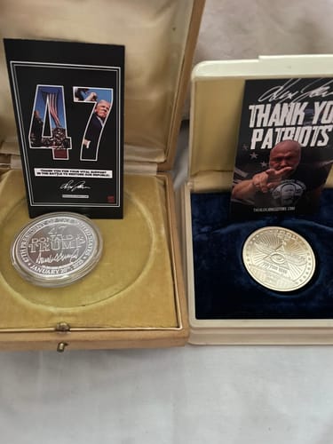 Customer photo review of Trump Battle For The Republic 2024 Silver Coin