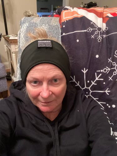 Customer photo review of CozyBand Wireless Headphones