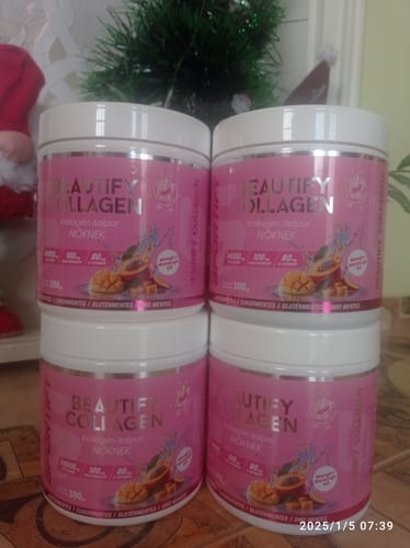 Customer photo review of Beautify Kollagén italpor nőknek