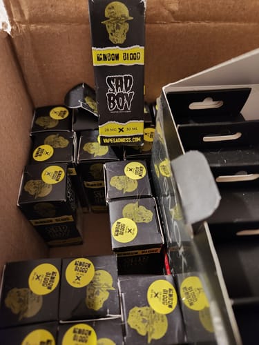 Customer photo review of Sadboy Salts Rainbow Blood 30ml Nic Salt Vape Juice