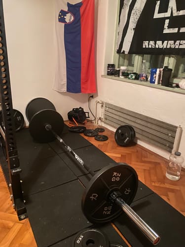 Customer photo review of Granuflex Rubber Flooring - Gym Tile - 50cm x 50cm x 15mm