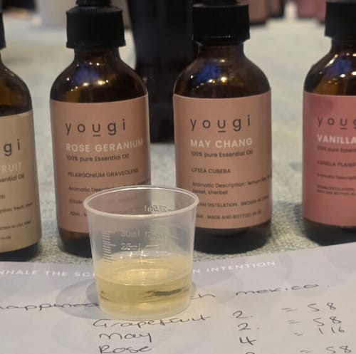 Customer photo review of Advanced Candle Making & Bespoke Scent Creation Workshop, SHOREDITCH LONDON - £59