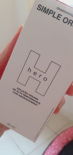 Customer photo review of Solução Hero (Ashwagandha)