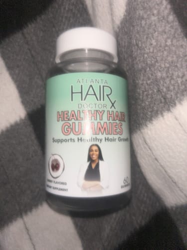Customer photo review of HEALTHY HAIR GUMMIES - 60 Capsules (30 Serves)