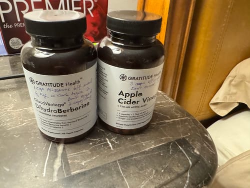 Customer photo review of DihydroBerberine + Apple Cider Vinegar Bundle