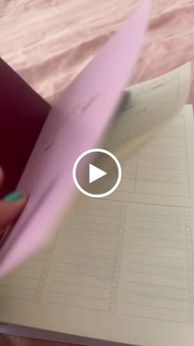 Customer video review of Planners Starter Kit- 'CANDY HEART'