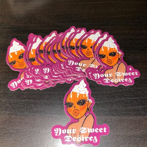 Customer photo review of Custom Business Logo Stickers