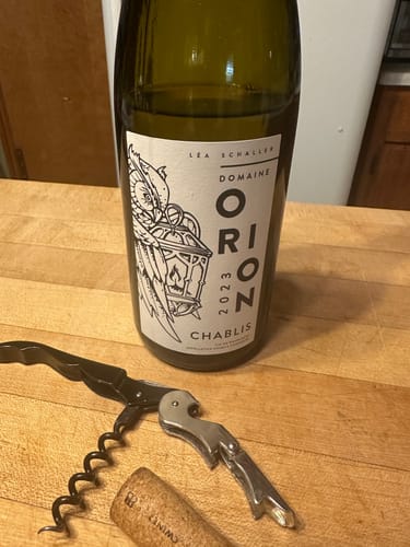 Customer photo review of Domaine Orion 2023 Chablis