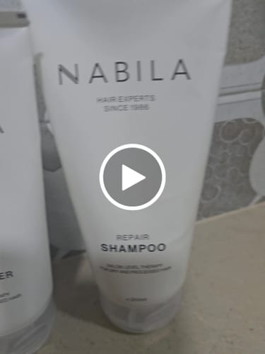 Customer video review of NABILA Hair Repair Shampoo 200ml