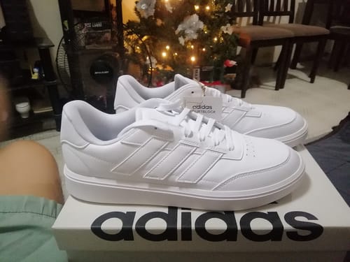 Customer photo review of adidas Men's Courtblock Casual Shoes