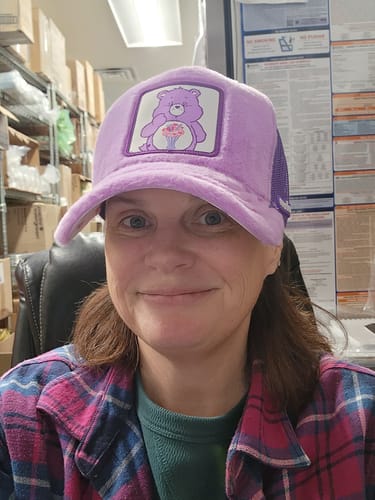 Customer photo review of OVERLORD X Care Bears: Share Bear Trucker Cap